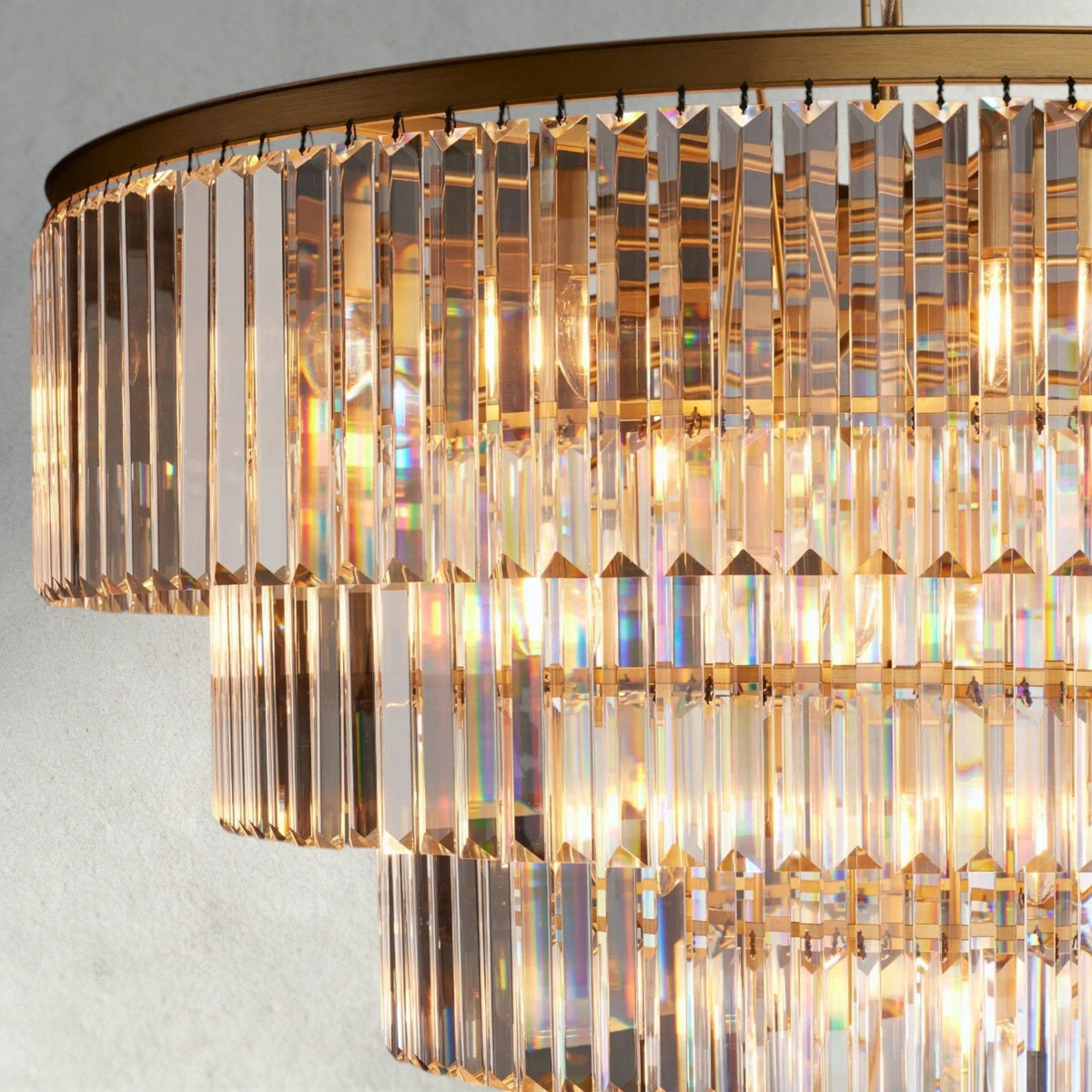Leyland Tiered Round Chandelier - Zelno