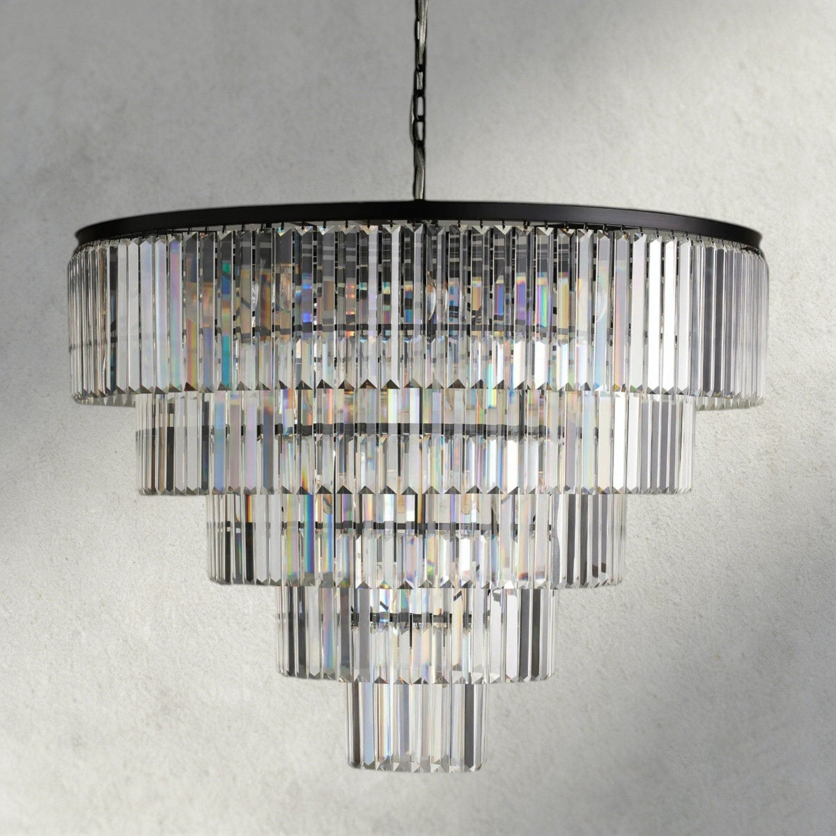 Leyland Tiered Round Chandelier - Zelno