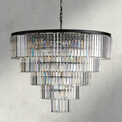 Leyland Tiered Round Chandelier - Zelno