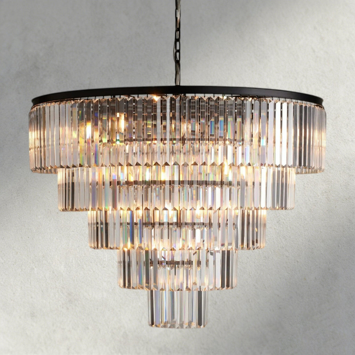 Leyland Tiered Round Chandelier - Zelno