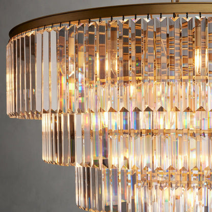 Leyland Tiered Round Chandelier - Zelno