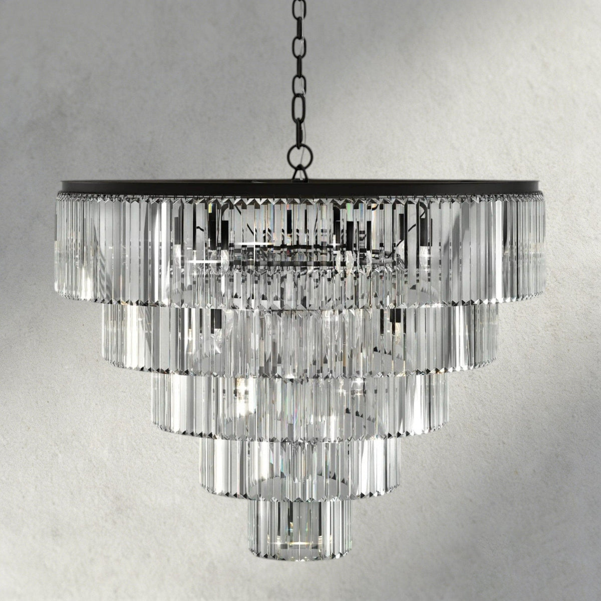 Leyland Tiered Round Chandelier - Zelno