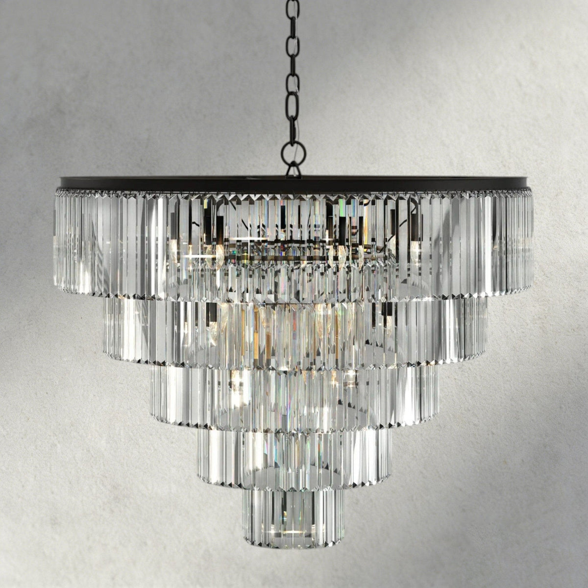 Leyland Tiered Round Chandelier - Zelno
