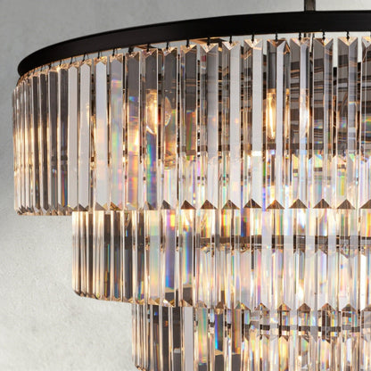 Leyland Tiered Round Chandelier - Zelno