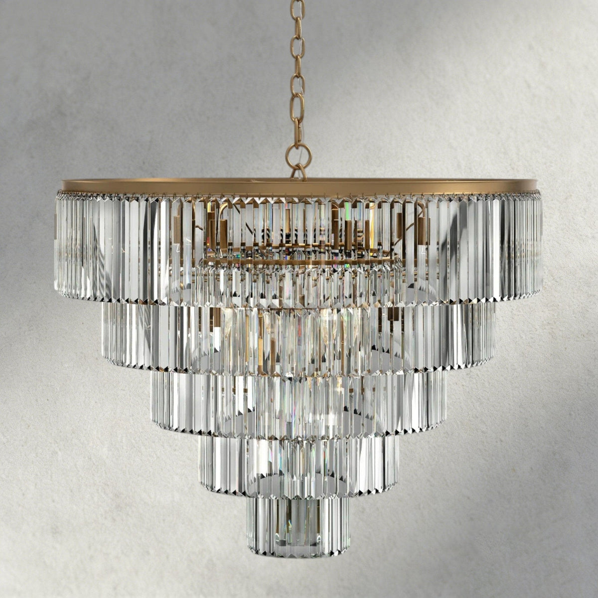 Leyland Tiered Round Chandelier - Zelno