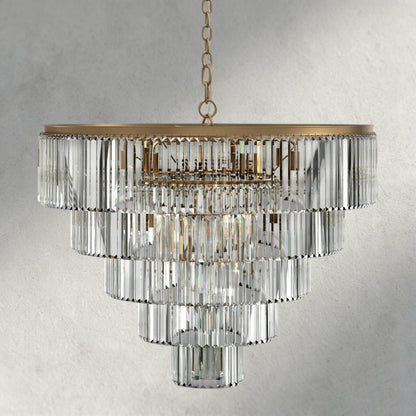 Leyland Tiered Round Chandelier - Zelno