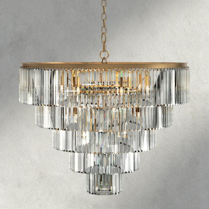 Leyland Tiered Round Chandelier - Zelno