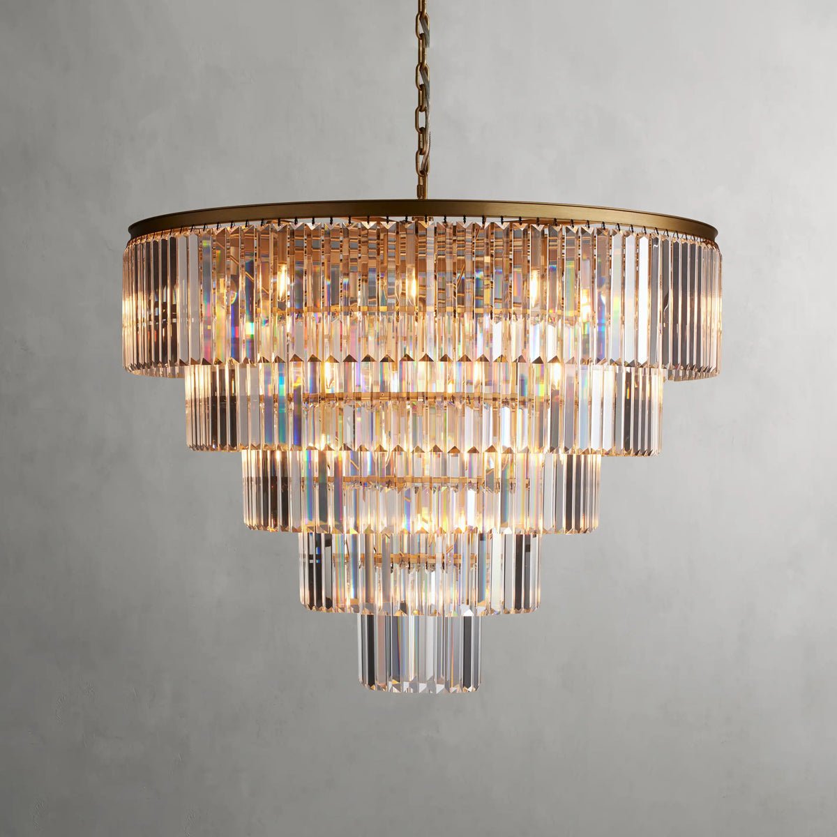 Leyland Tiered Round Chandelier - Zelno
