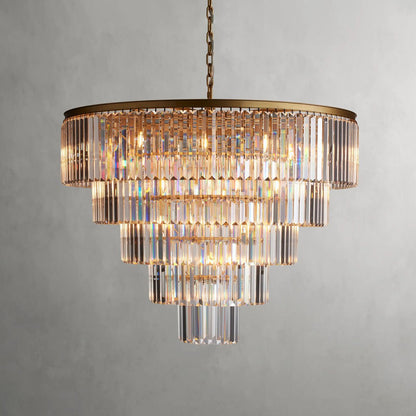 Leyland Tiered Round Chandelier - Zelno
