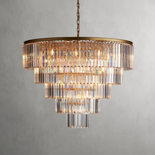Leyland Tiered Round Chandelier - Zelno