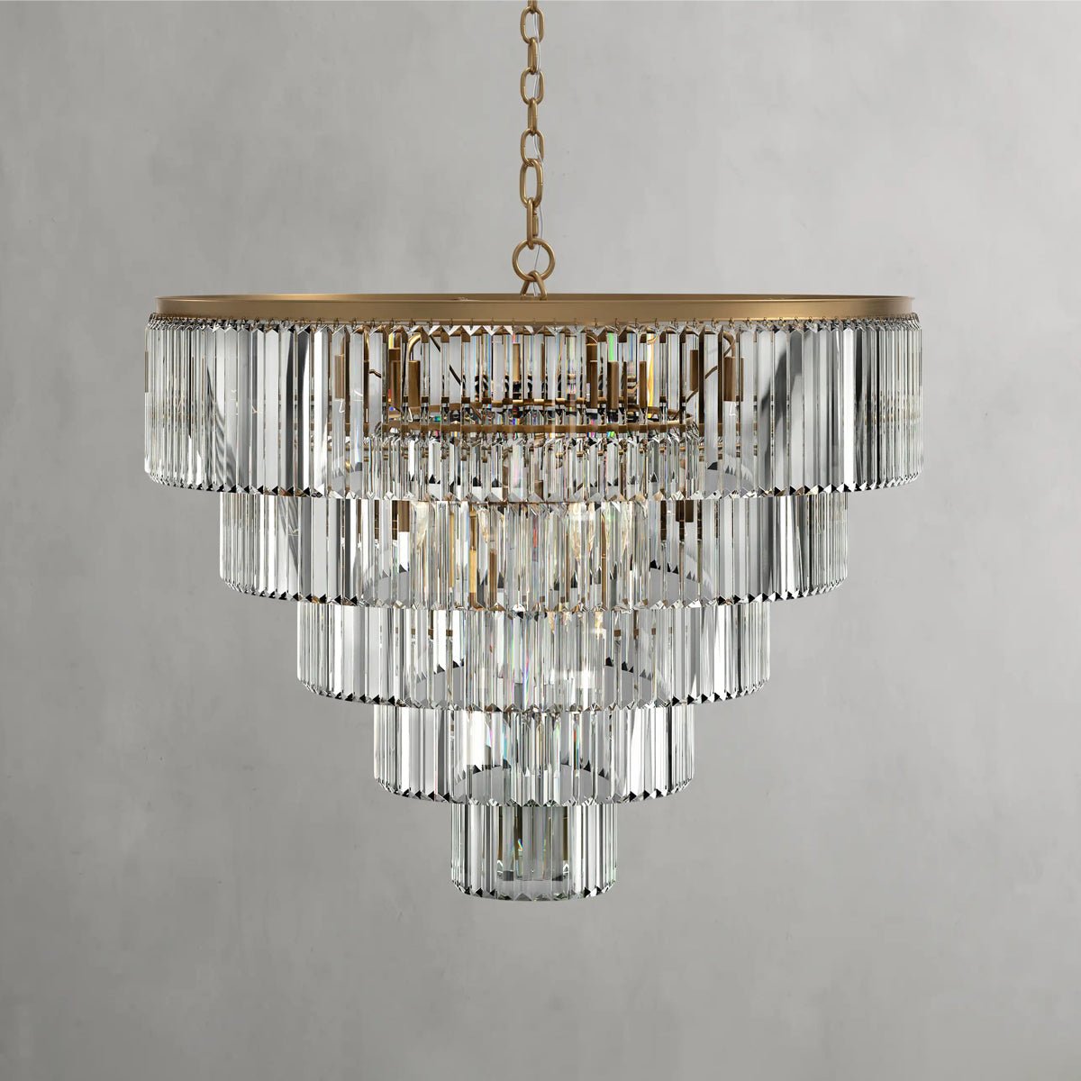 Leyland Tiered Round Chandelier - Zelno
