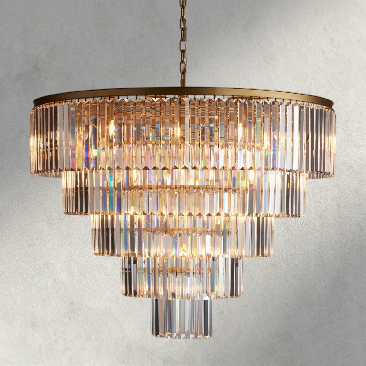 Leyland Tiered Round Chandelier - Zelno