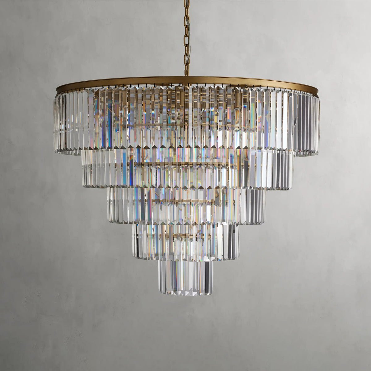 Leyland Tiered Round Chandelier - Zelno