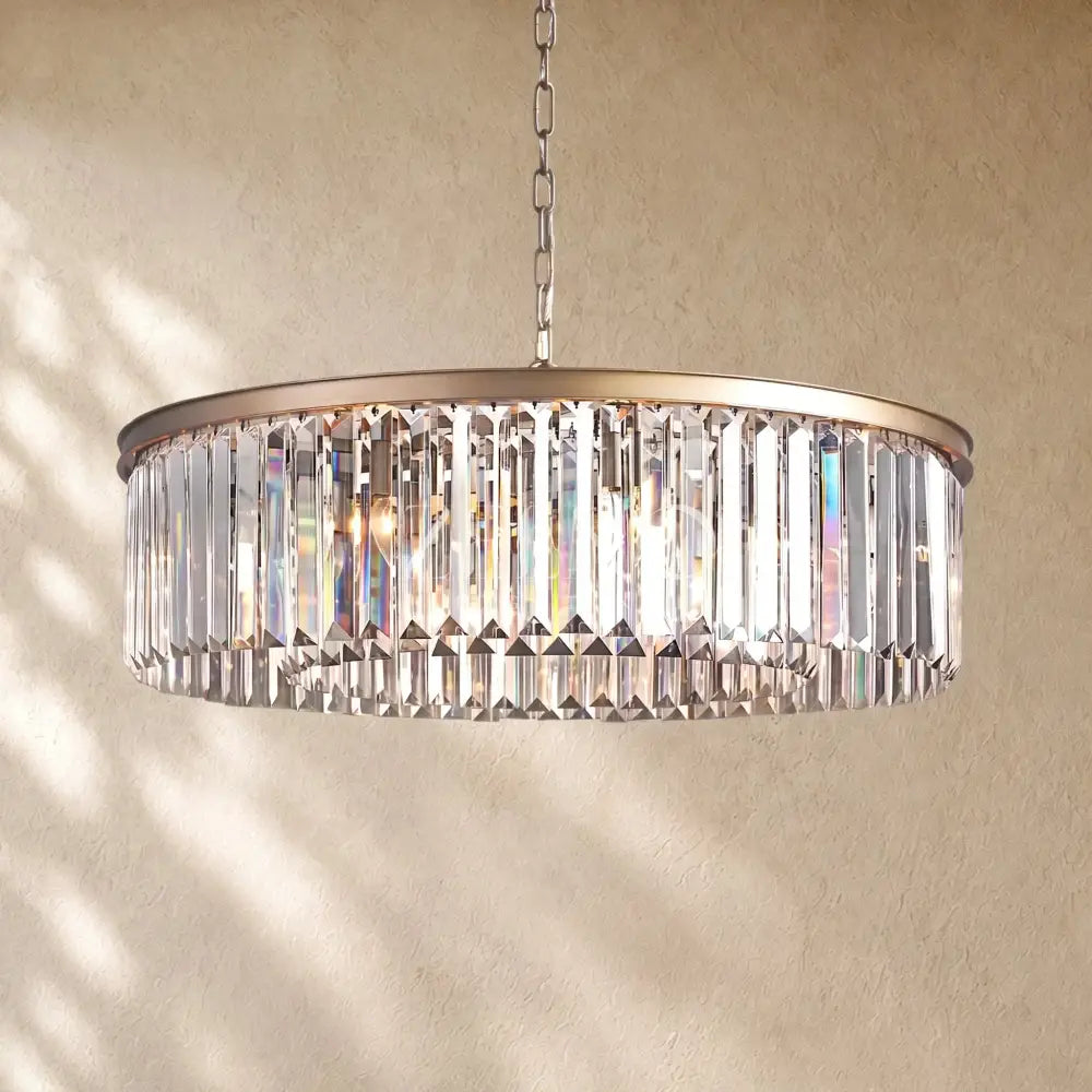 Leylend Crystal Round Chandelier - Zelno