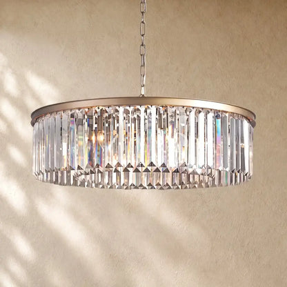 Leylend Crystal Round Chandelier - Zelno