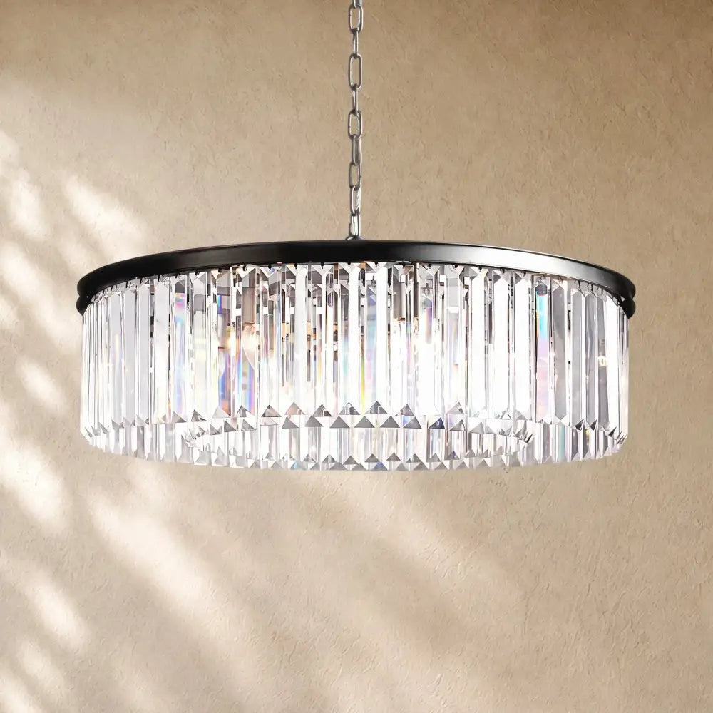Leylend Crystal Round Chandelier - Zelno