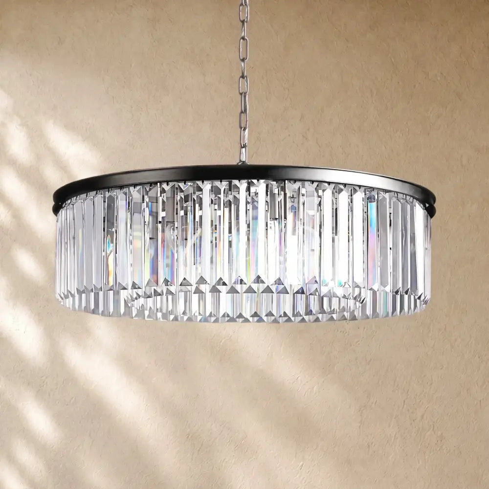 Leylend Crystal Round Chandelier - Zelno