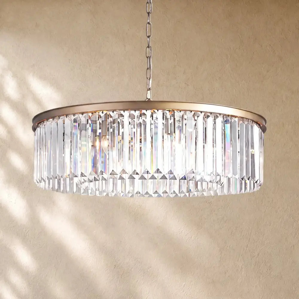 Leylend Crystal Round Chandelier - Zelno