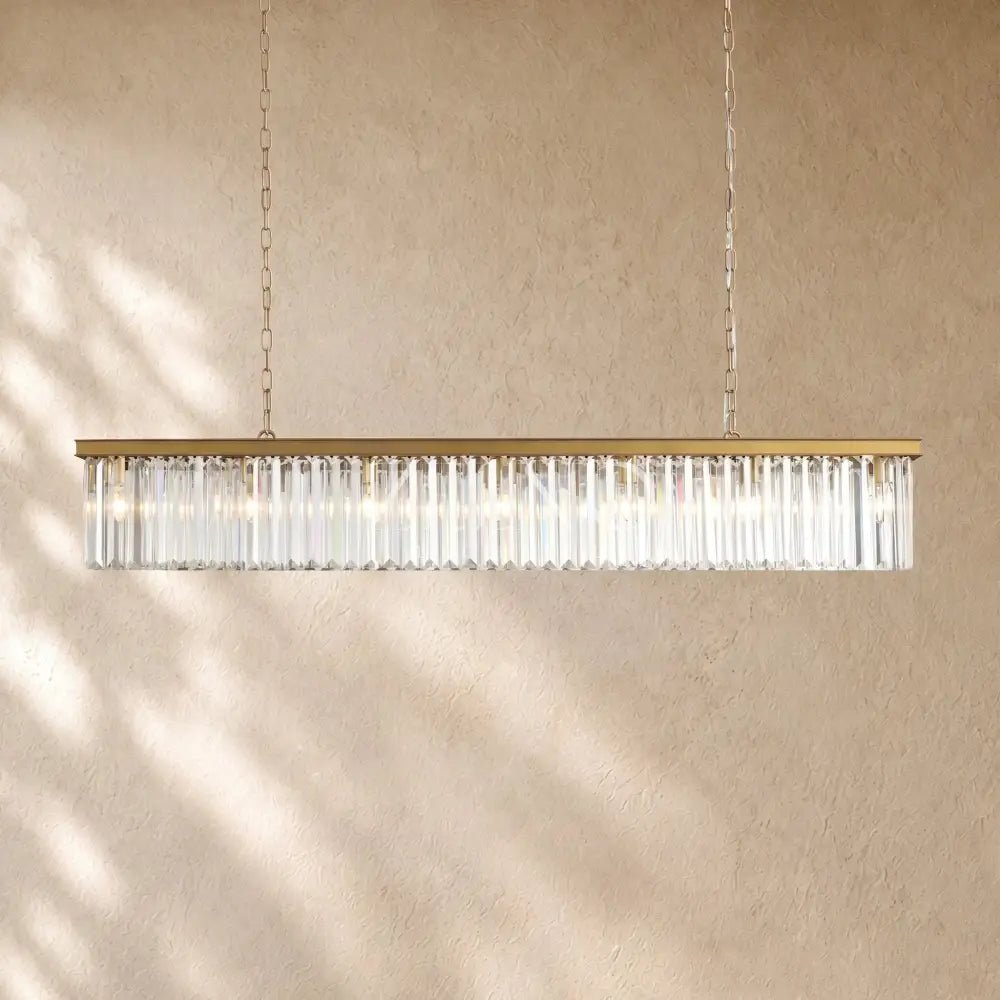 Leylend Rectangular Chandelier 60''72'' - Zelno