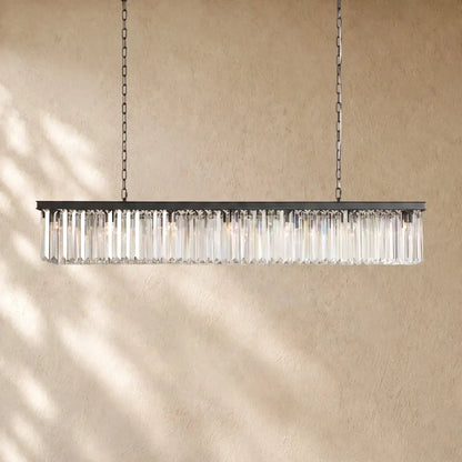 Leylend Rectangular Chandelier 60''72'' - Zelno