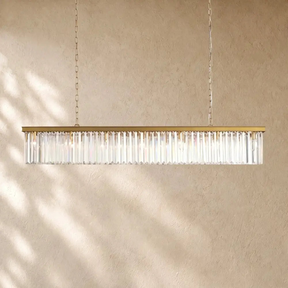 Leylend Rectangular Chandelier 60''72'' - Zelno