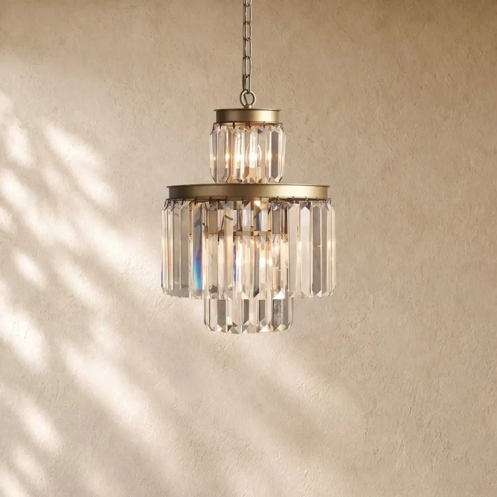 Leylend Tiered Round Chandelier Lighting - Zelno