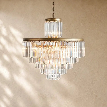Leylend Tiered Round Chandelier Lighting - Zelno