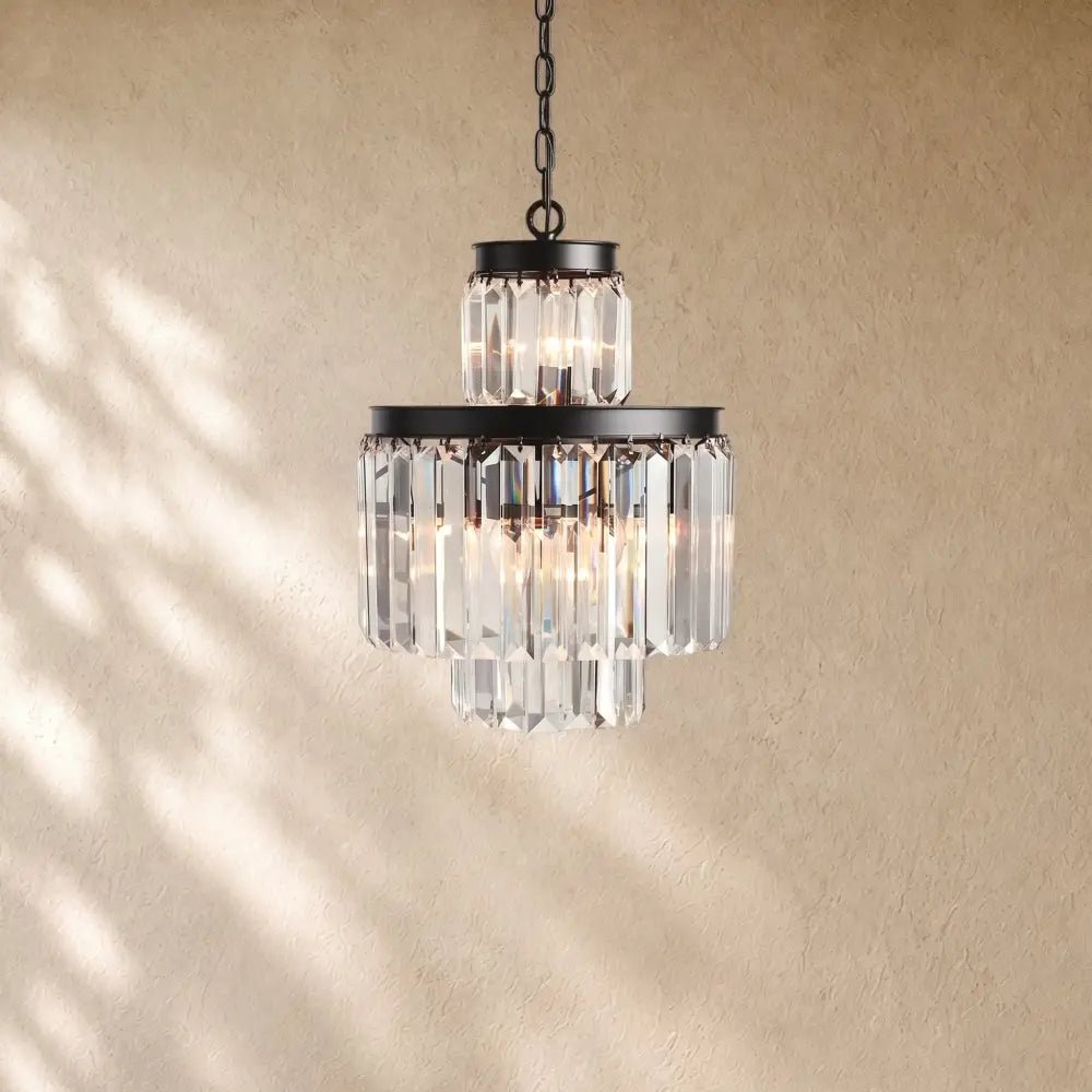 Leylend Tiered Round Chandelier Lighting - Zelno
