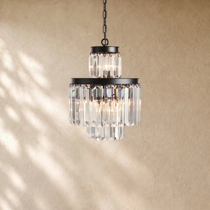 Leylend Tiered Round Chandelier Lighting - Zelno