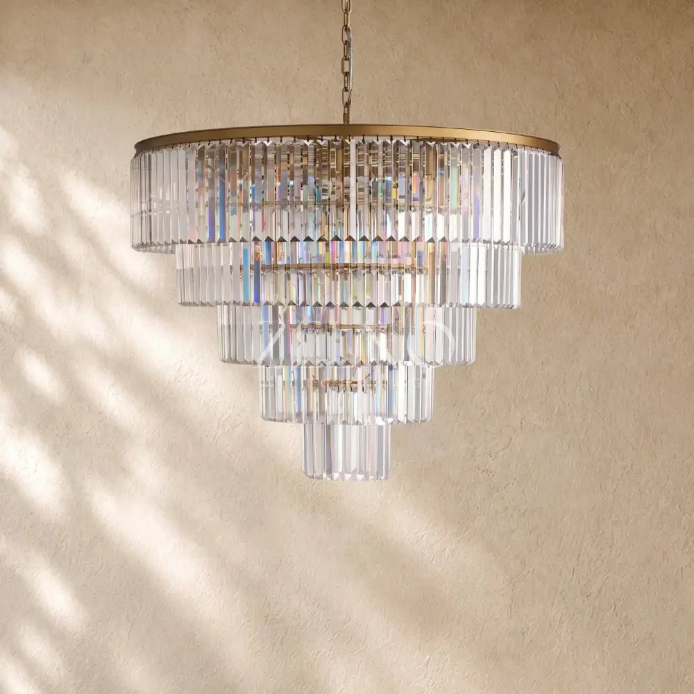 Leylend Tiered Round Chandelier - Zelno