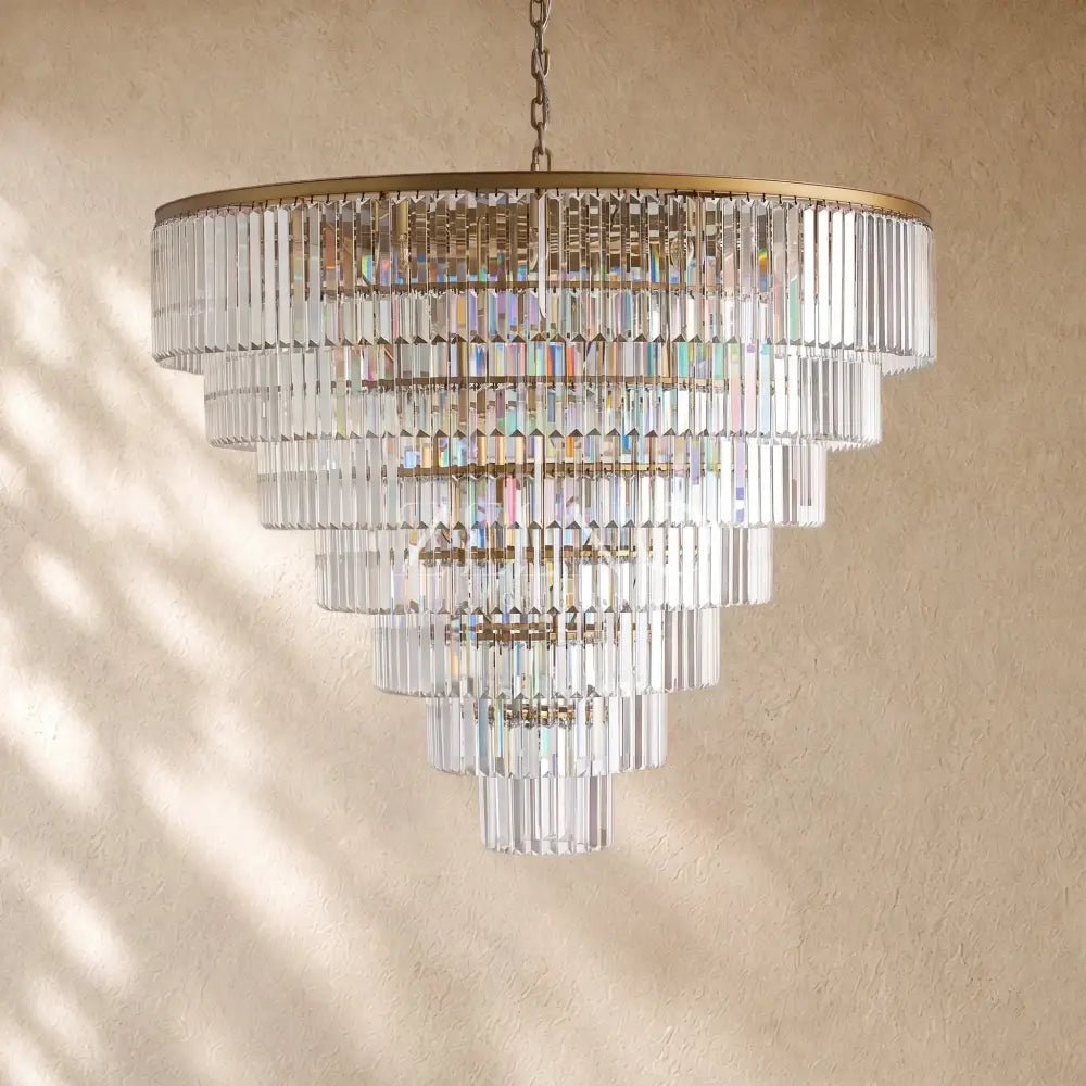Leylend Tiered Round Chandelier - Zelno