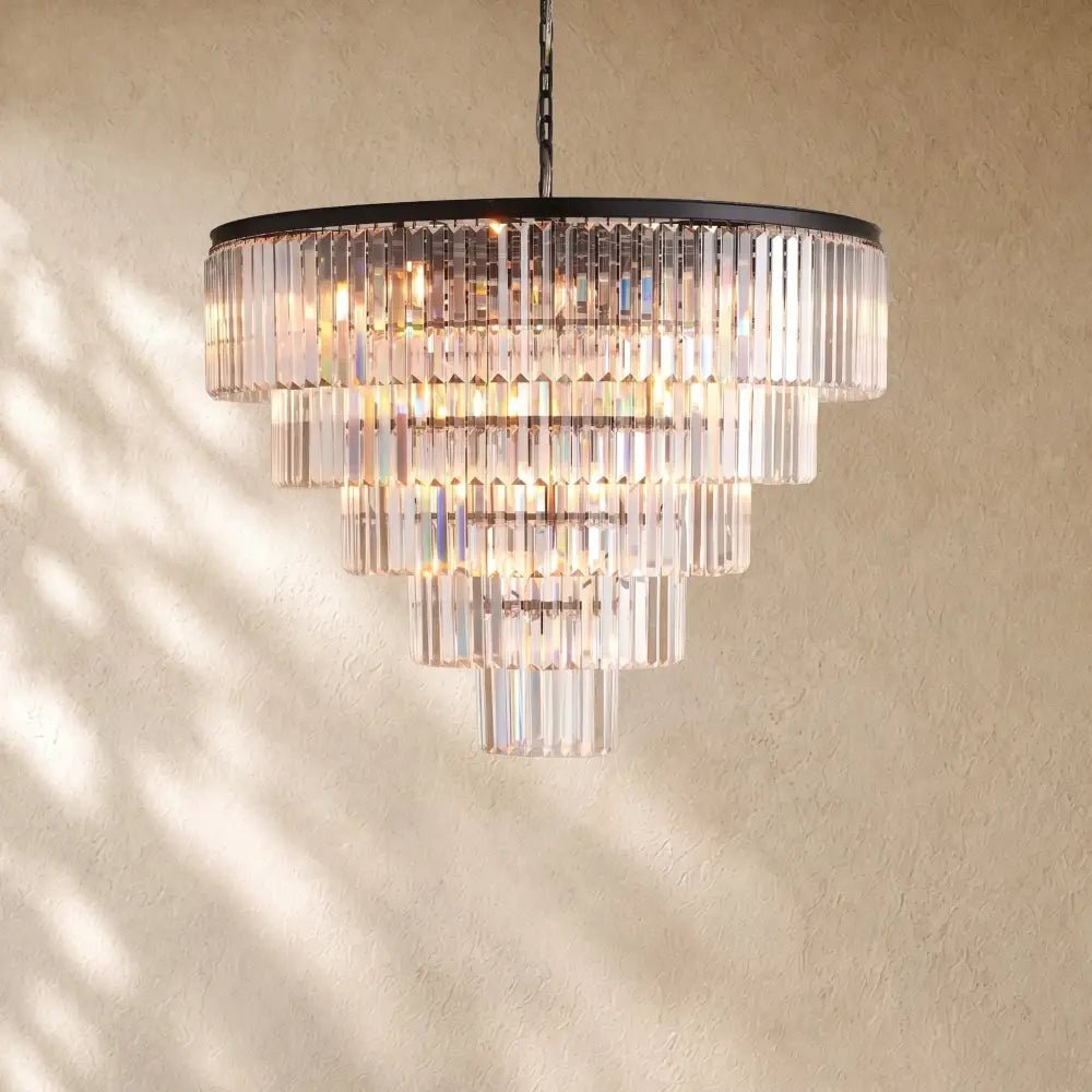 Leylend Tiered Round Chandelier - Zelno
