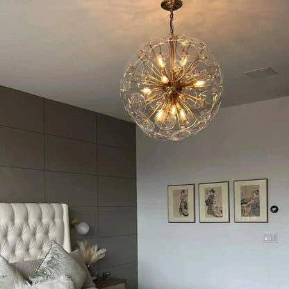 Lily Round Chandelier 8/10/19 Light - Zelno Lighting