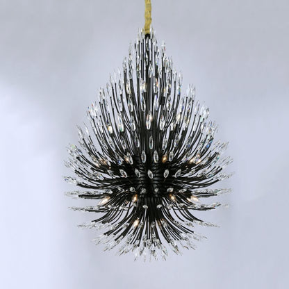 Lily Starburst Crystal Sputnik Chandelier - Zelno Lighting