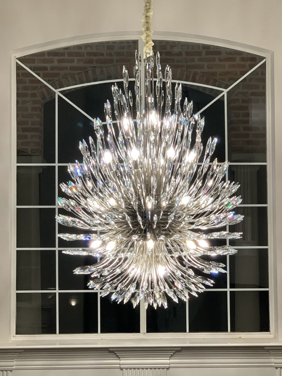 Lily Starburst Crystal Sputnik Chandelier - Zelno Lighting