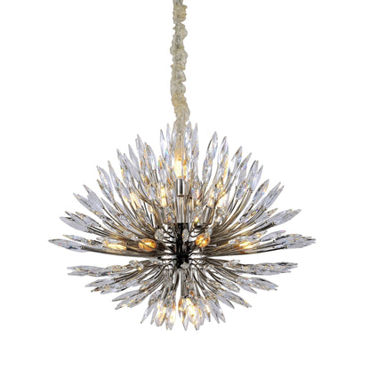 Lily Starburst Crystal Sputnik Chandelier - Zelno Lighting