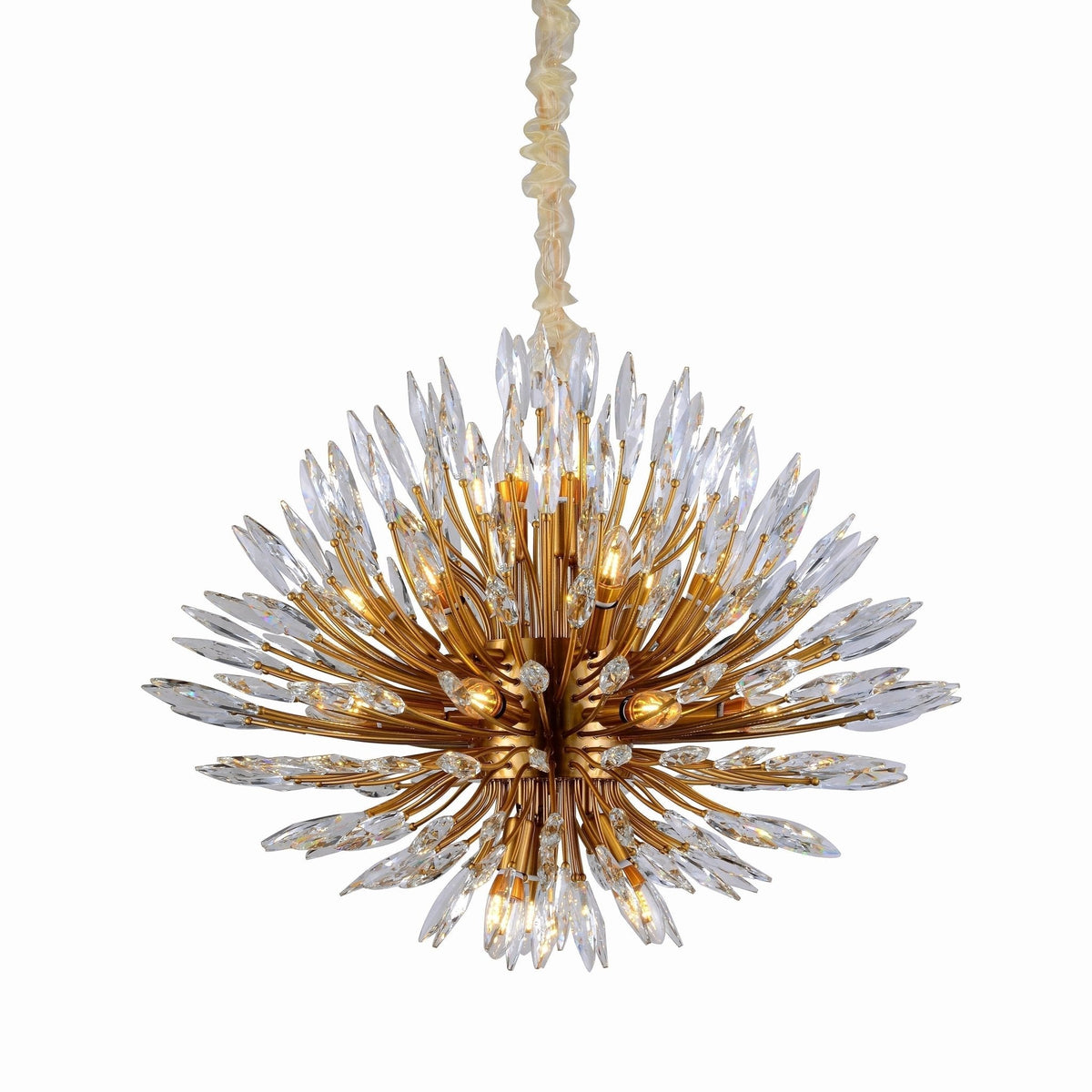 Lily Starburst Crystal Sputnik Chandelier - Zelno Lighting