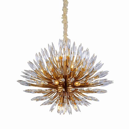Lily Starburst Crystal Sputnik Chandelier - Zelno Lighting