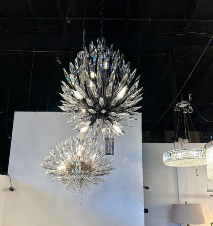 Lily Starburst Crystal Sputnik Chandelier - Zelno Lighting