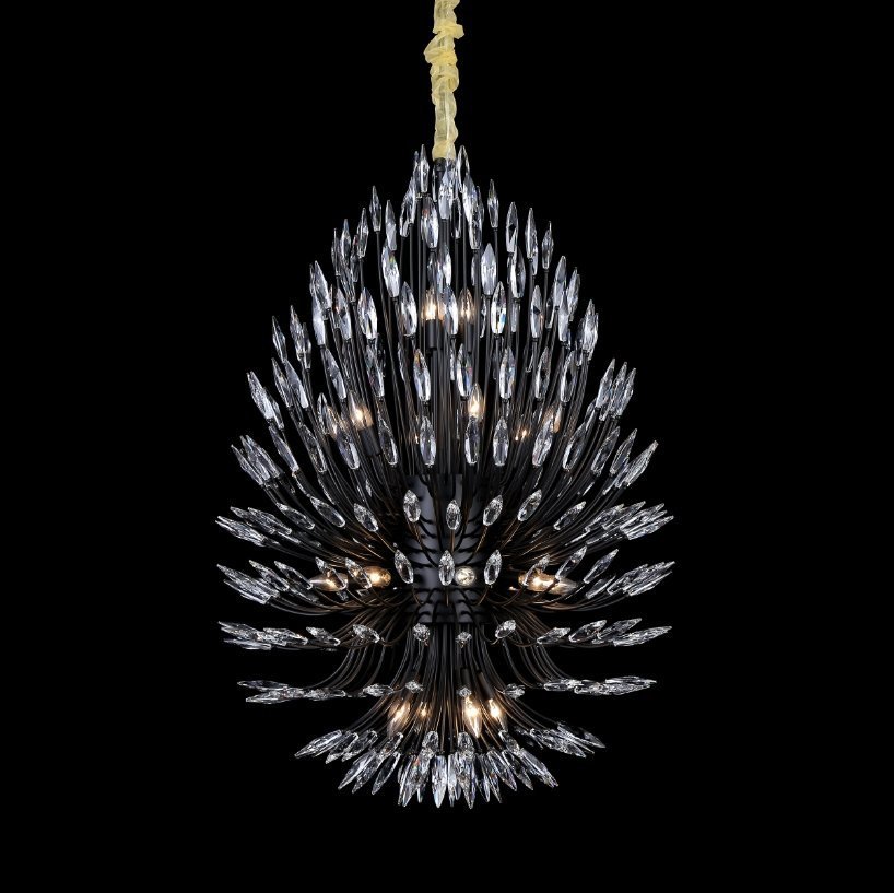 Lily Starburst Crystal Sputnik Chandelier - Zelno Lighting