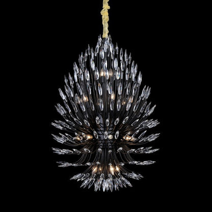 Lily Starburst Crystal Sputnik Chandelier - Zelno Lighting