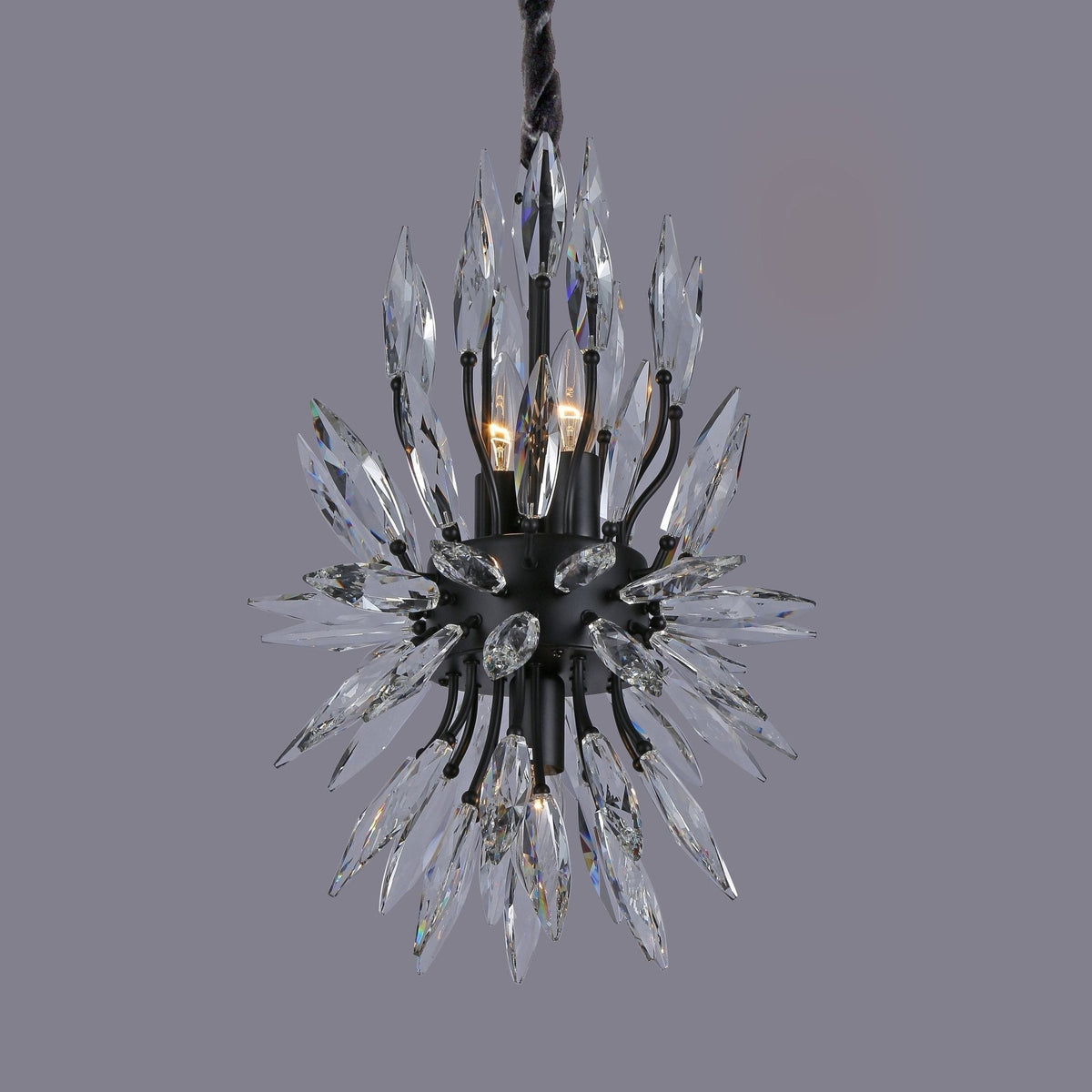 Lily Starburst Crystal Sputnik Chandelier - Zelno Lighting
