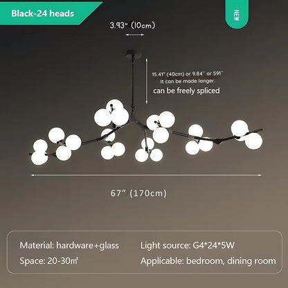Lio Modern Tree Branch Ceiling Light Fixture - Zelno Lighting
