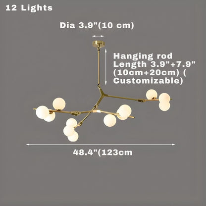 Lio Modern Tree Branch Ceiling Light Fixture - Zelno Lighting