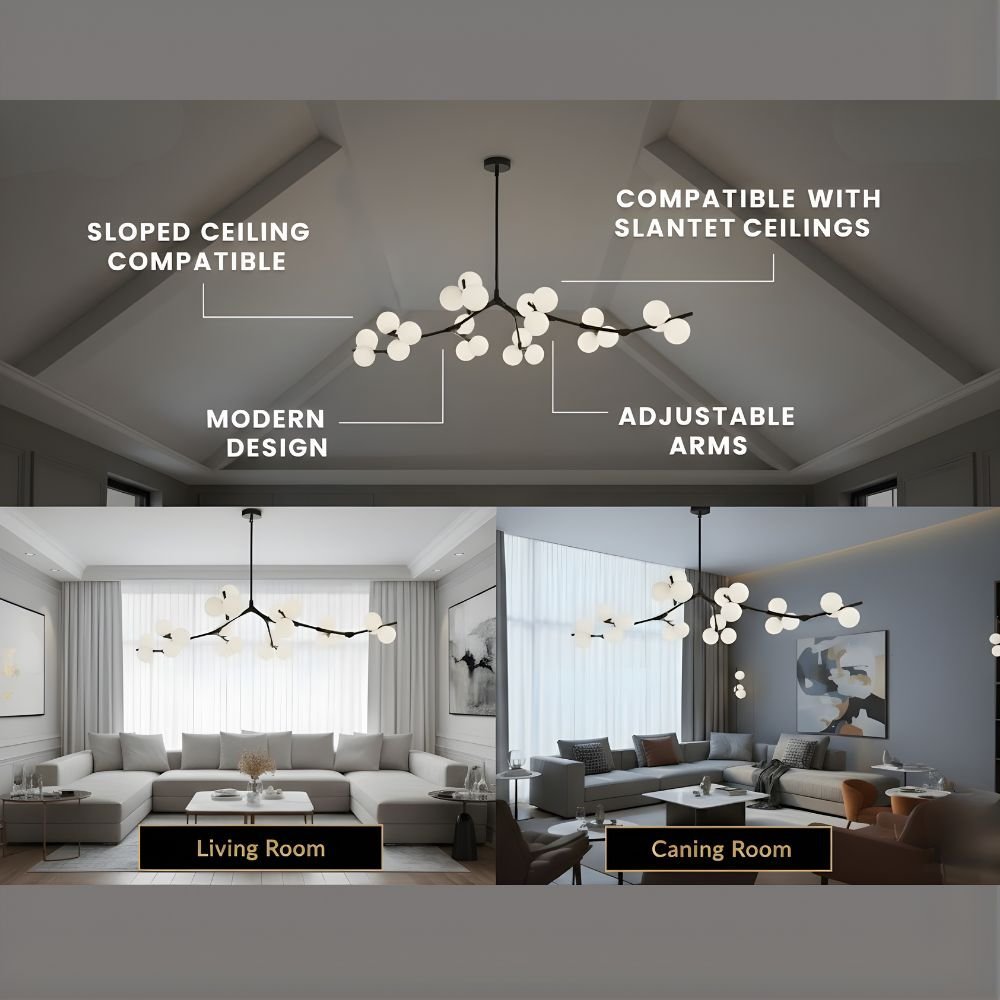 Lio Modern Tree Branch Ceiling Light Fixture - Zelno Lighting