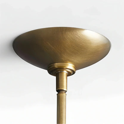 Liona Large Brass Candelabra Chandelier Light - Zelno