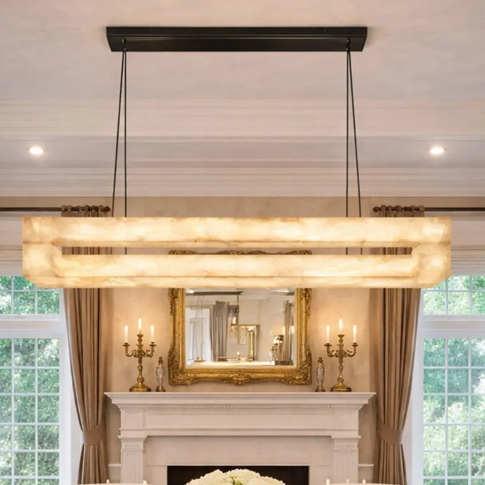 Livage Lueur Rectangular Chandelier - Zelno
