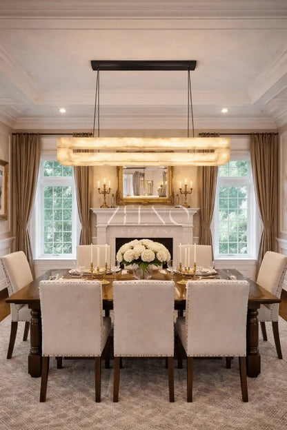 Livage Lueur Rectangular Chandelier - Zelno