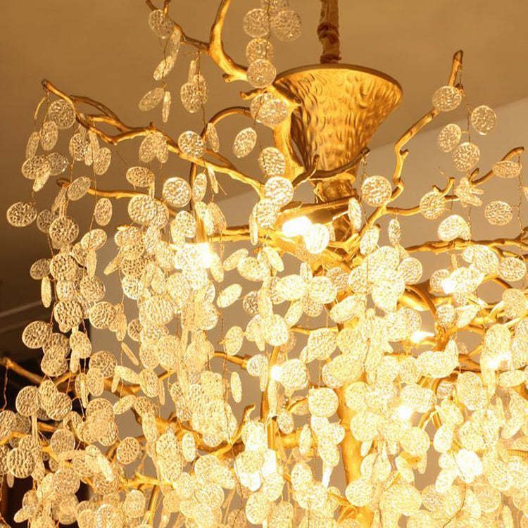 Long Vine Staircase Chandelier 78.7" 110" - Zelno Lighting