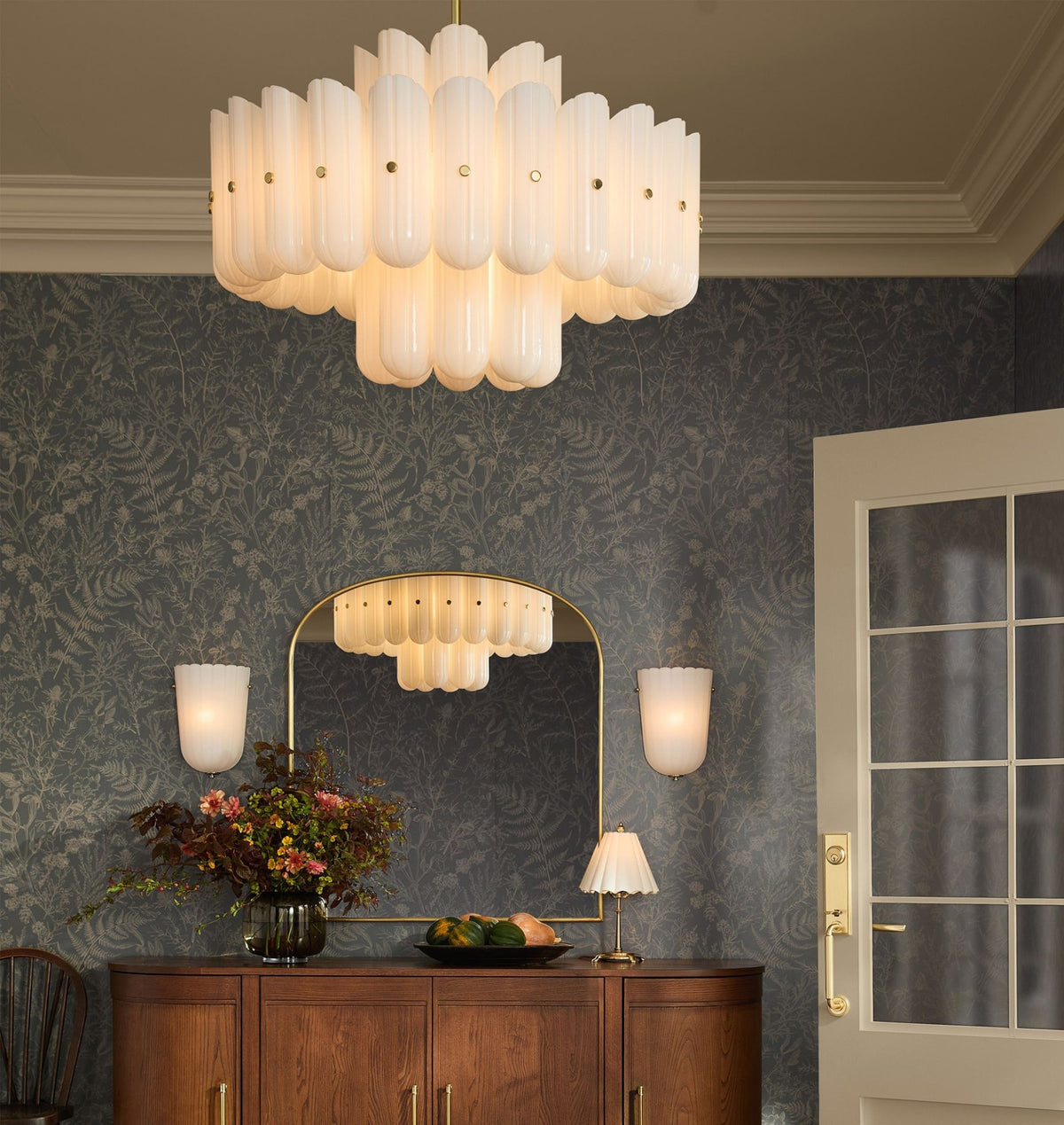 Lorna LED Double Tier Chandelier 25" 35" 46" - Zelno Lighting